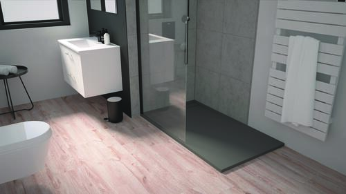 Receveur de Douche Résine de Synthèse Spirit Anthracite 90x160